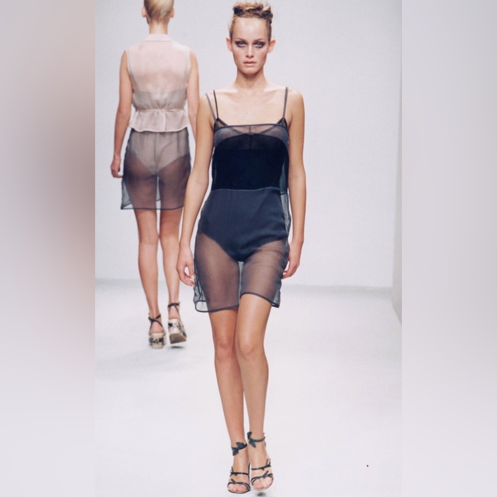 Prada SS 1997 Ready to Wear- Sheer Dress 38